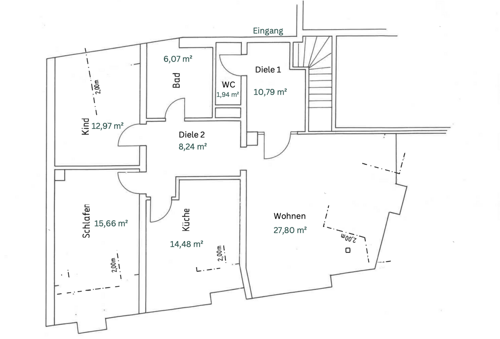 Grundriss Obergeschoss