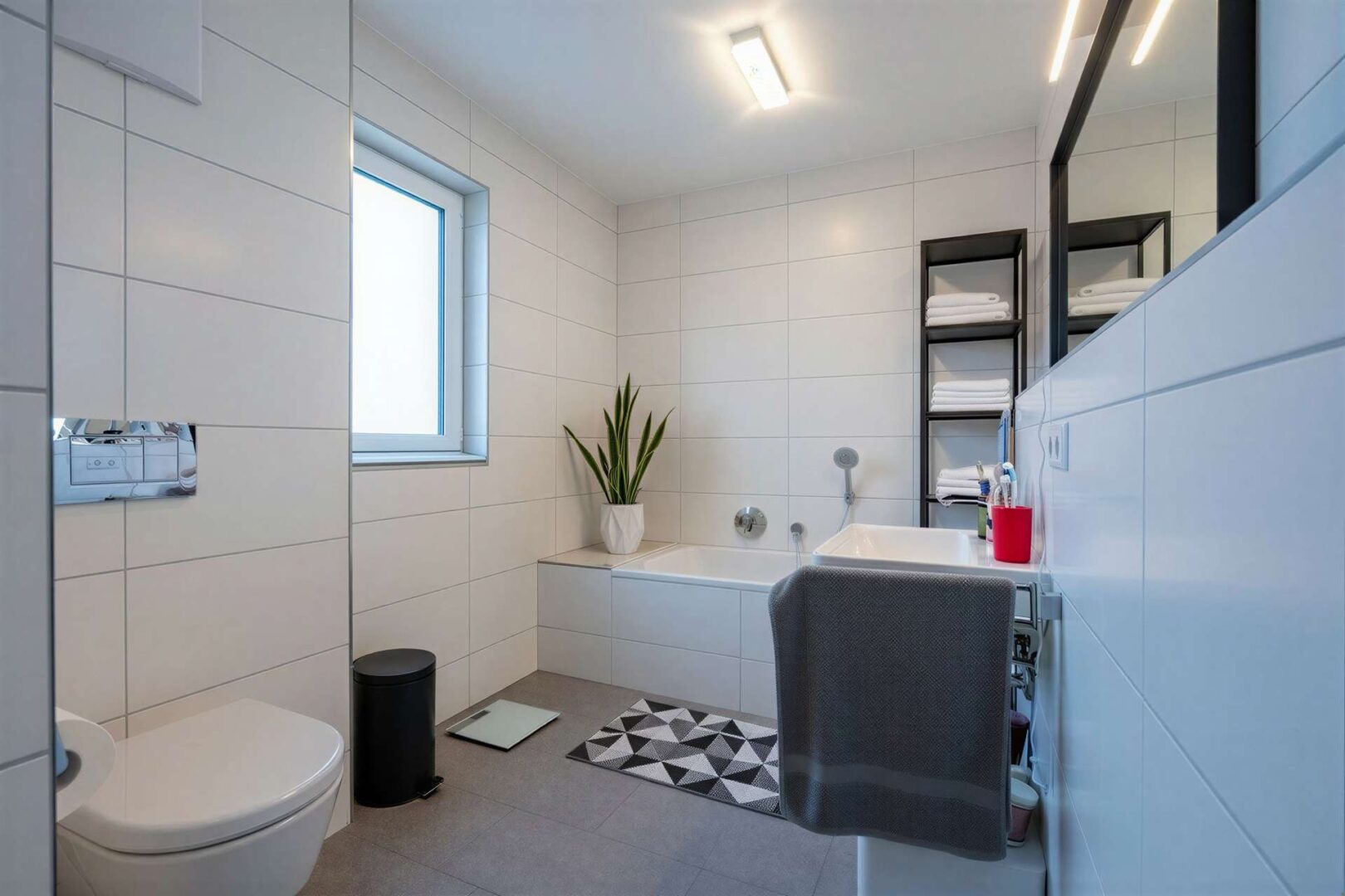 Badezimmer -Möbel KI visualisiert