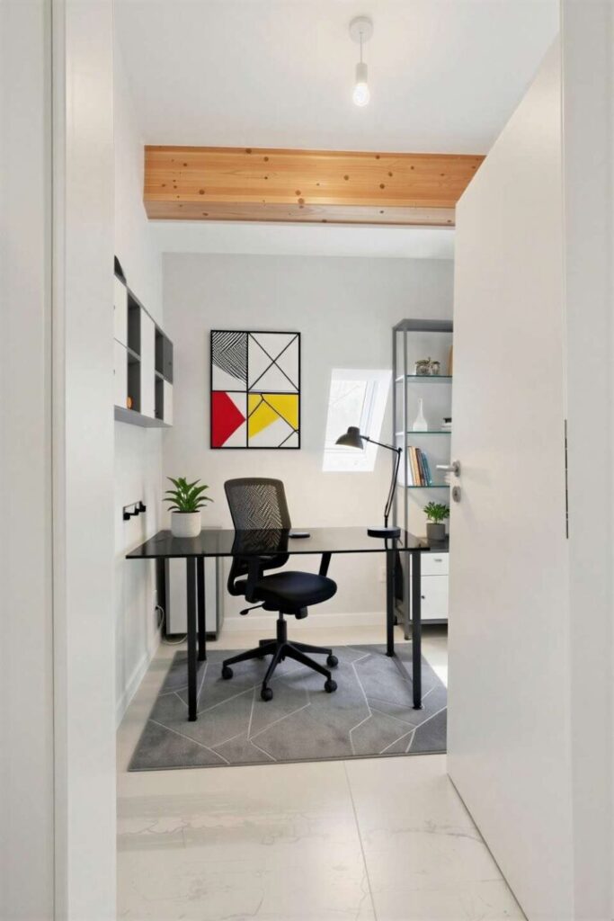 Mögliches Homeoffice - Möbel generiert