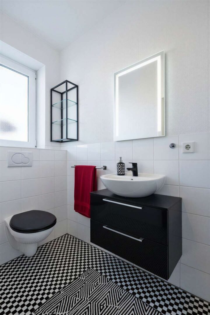 Gäste WC - mit Möbel