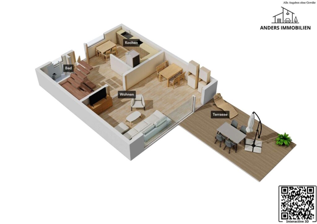 Grundriss 3D EG