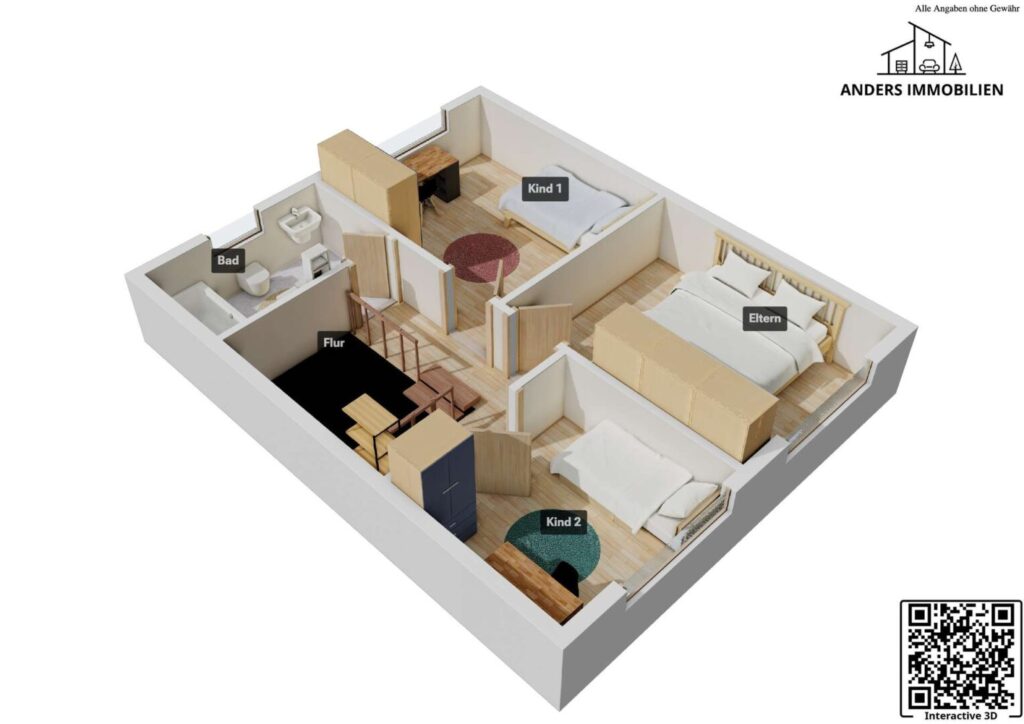 Grundriss 3D OG