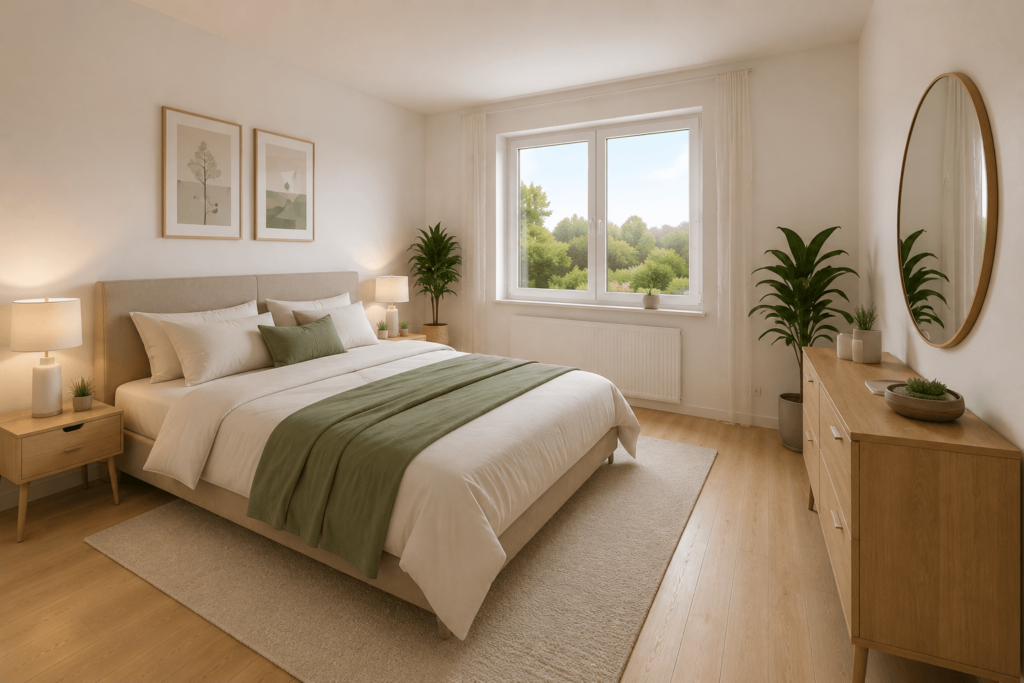 Schlafzimmer KI visualisiert