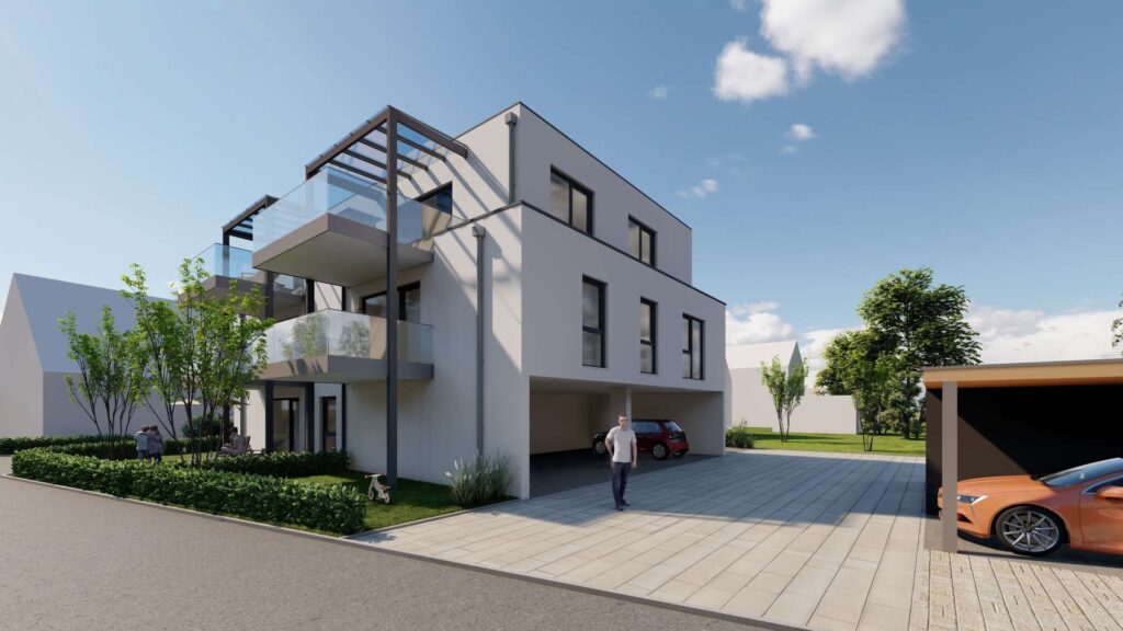 Außenansicht KI visualisiert