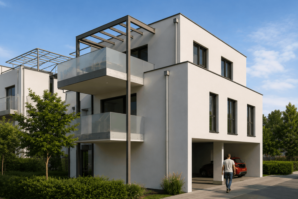 Außenansicht KI visualisiert