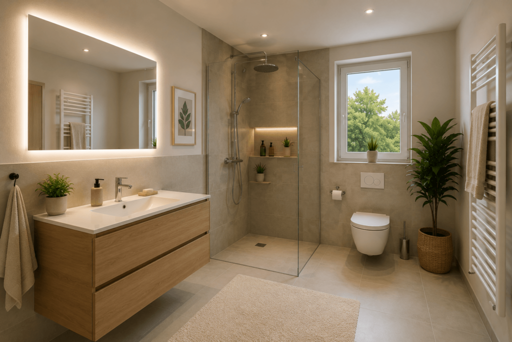 Badezimmer KI visualisiert
