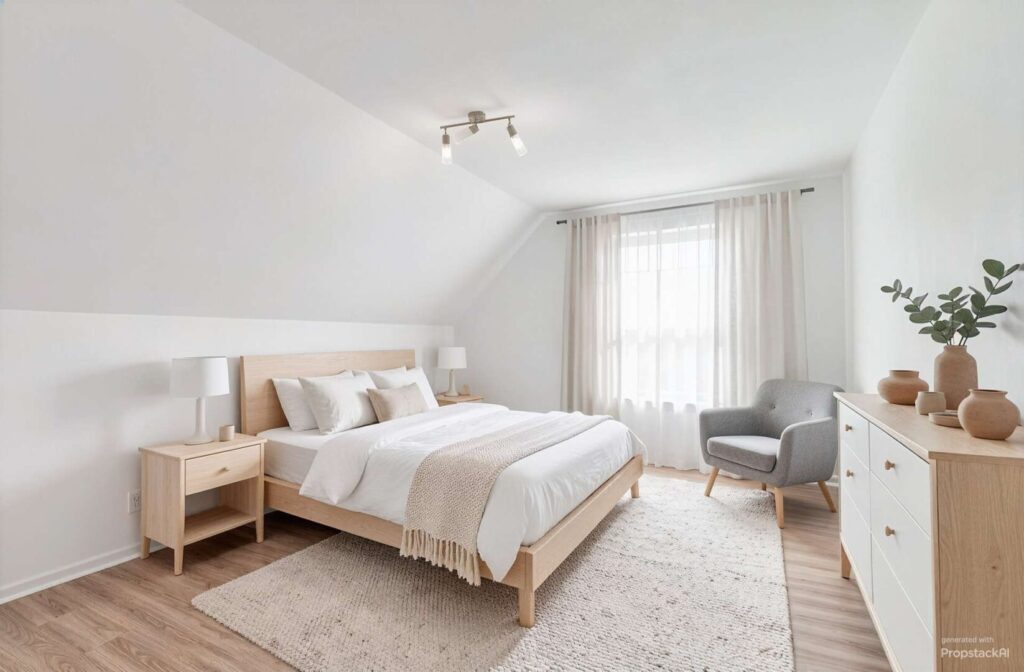 Schlafzimmer  - mit KI eingerichtet